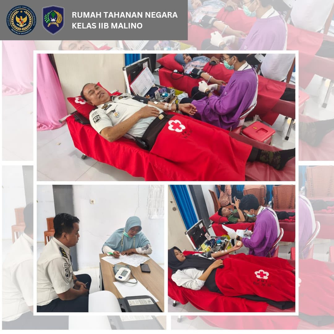 Semarakkan Hari Kemerdekaan, Rutan Malino Ikut Donor Darah PMI Tinggimoncong