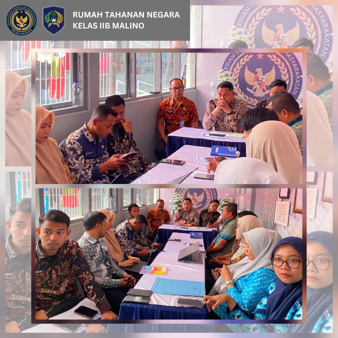 Rutan Malino Gelar Rapat Internal, Perkuat Koordinasi dan Optimalkan Pelaksanaan Tugas dan Fungsi