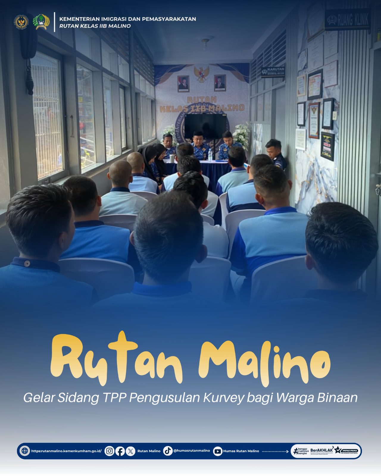 Rutan Malino Gelar Sidang TPP Pengusulan Kurvey bagi Warga Binaan